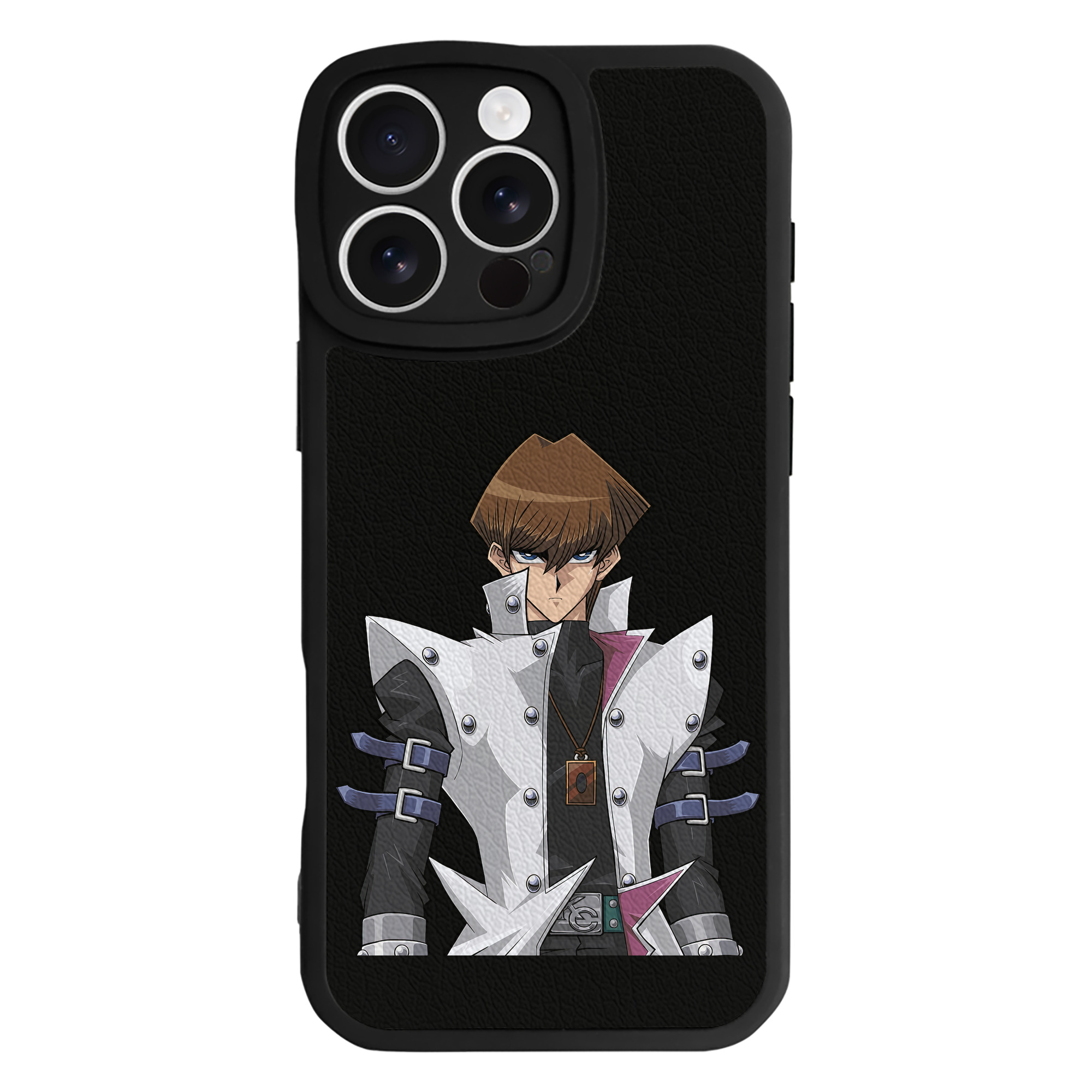 遊☆戯☆王 Yu-Gi-Oh! 【iPhone 16シリーズ対応】シリコンスマホケース（レザー調） 材質：シリコン